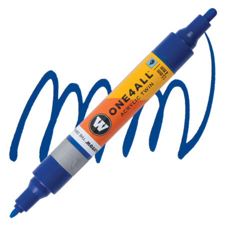 Marqueur pour Maquettes - One4All Twin - Acrylique Bleu Foncé - 1,5/4mm - #204