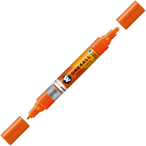 Marqueur pour Maquettes - One4All Twin - Acrylique Orange DARE - 1,5/4mm - #085