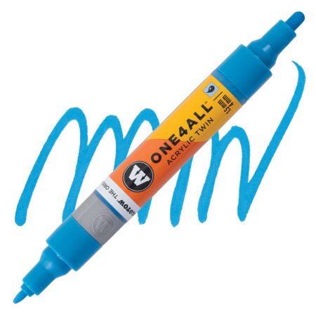 Marqueur pour Maquettes - One4All Twin - Acrylique Bleu Intense Moyen - 1,5/4mm - #161