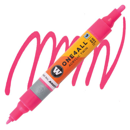 Marqueur pour Maquettes - One4All Twin - Acrylique Rose Fluo Phospho. - 1,5/4mm - #217