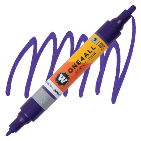 Marqueur pour Maquettes - One4All Twin - Acrylique Violet Sombre - 1,5/4mm - #043