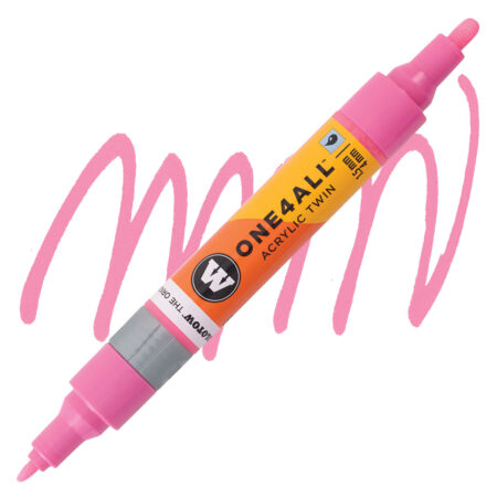 Marqueur pour Maquettes - One4All Twin - Acrylique Rose Fluo - 1,5/4mm - #200