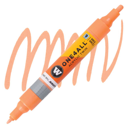 Marqueur pour Maquettes - One4All Twin - Acrylique Pêche Pastel - 1,5/4mm - #117