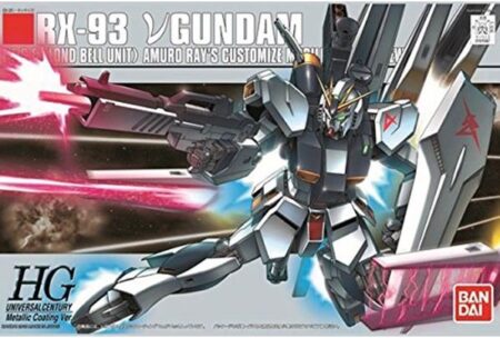 Boîte abîmée - High Grade - RX-93 Nu (Mettalic Coating Ver.) - Gundam