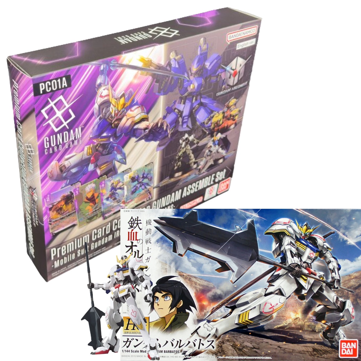 Set HG & Assemble - Barbatos & PC01A - Gundam : Iron-Blooded Orphans