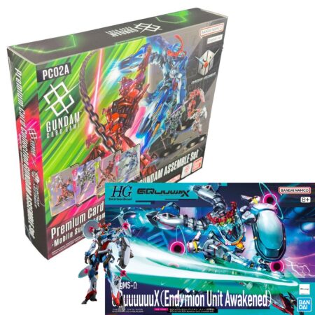Set HG & Assemble - GQuuuuuuX (Awakened) & PC02A - Gundam : GQuuuuuuX