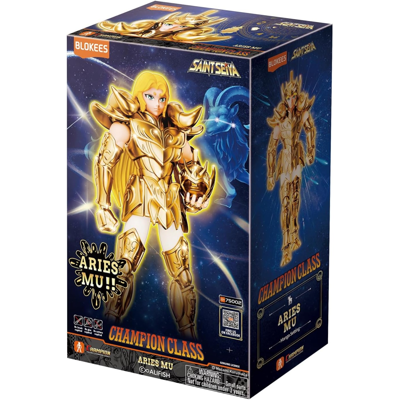 Figurine Blokees Mû du Bélier — Saint Seiya Figure Champion Series