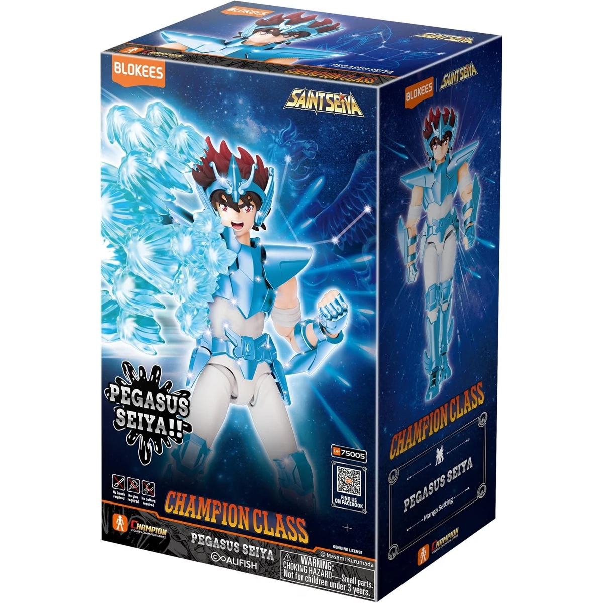 Figurine Blokees Seiya de Pégase — Saint Seiya Figure Champion Series